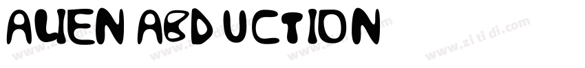 Alien Abduction字体转换